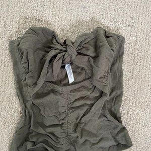 Strapless Free People top